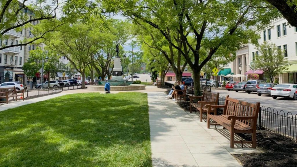 Hyde Park Square after improvements