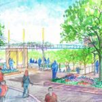 An illustration of an outdoor recreational area