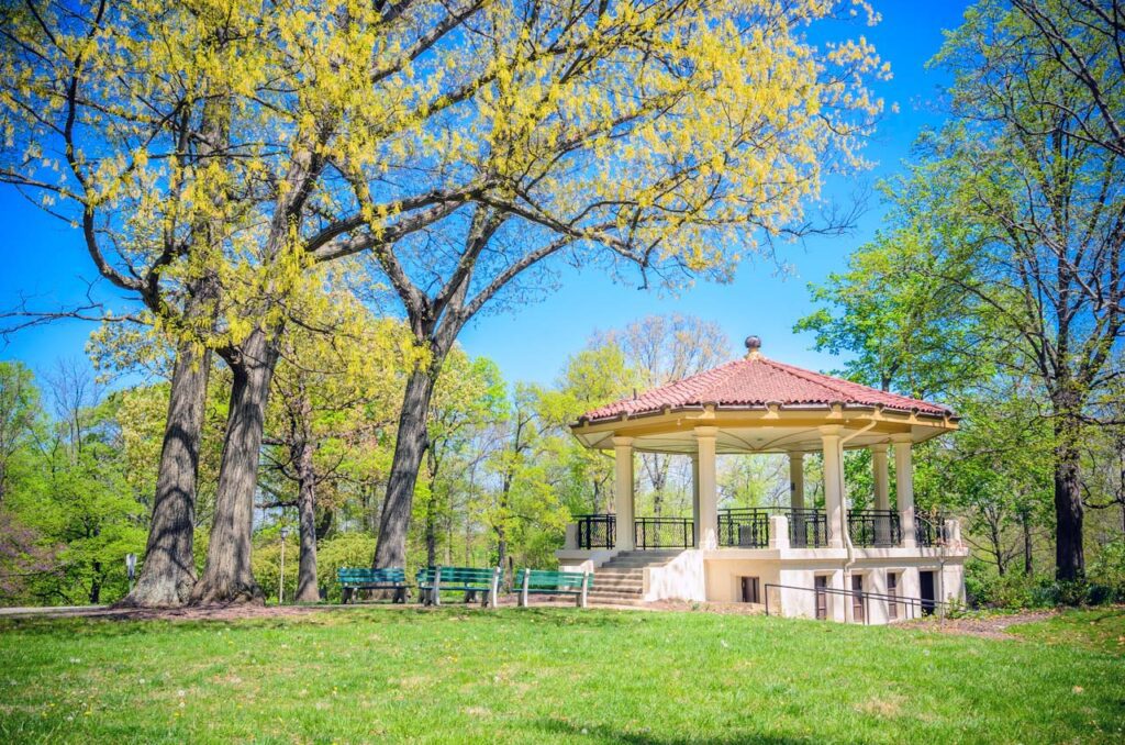 Burnet Woods Bandstand in Cincinnati