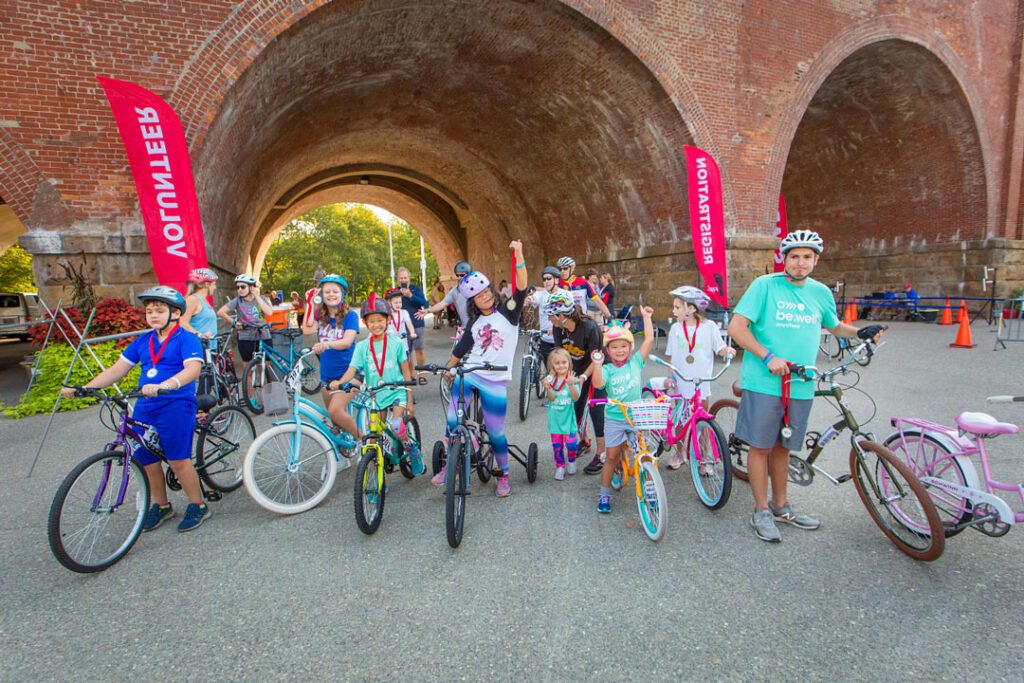 Participants in the be.well Adaptive Biking Program.